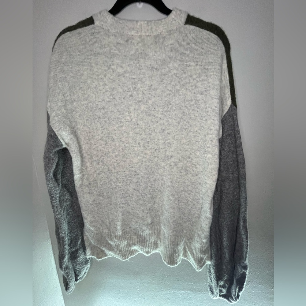 Madewell Colorblock Payton Pullover Sweater in Coziest Yarn Women’s Size Medium - Picture 3 of 6
